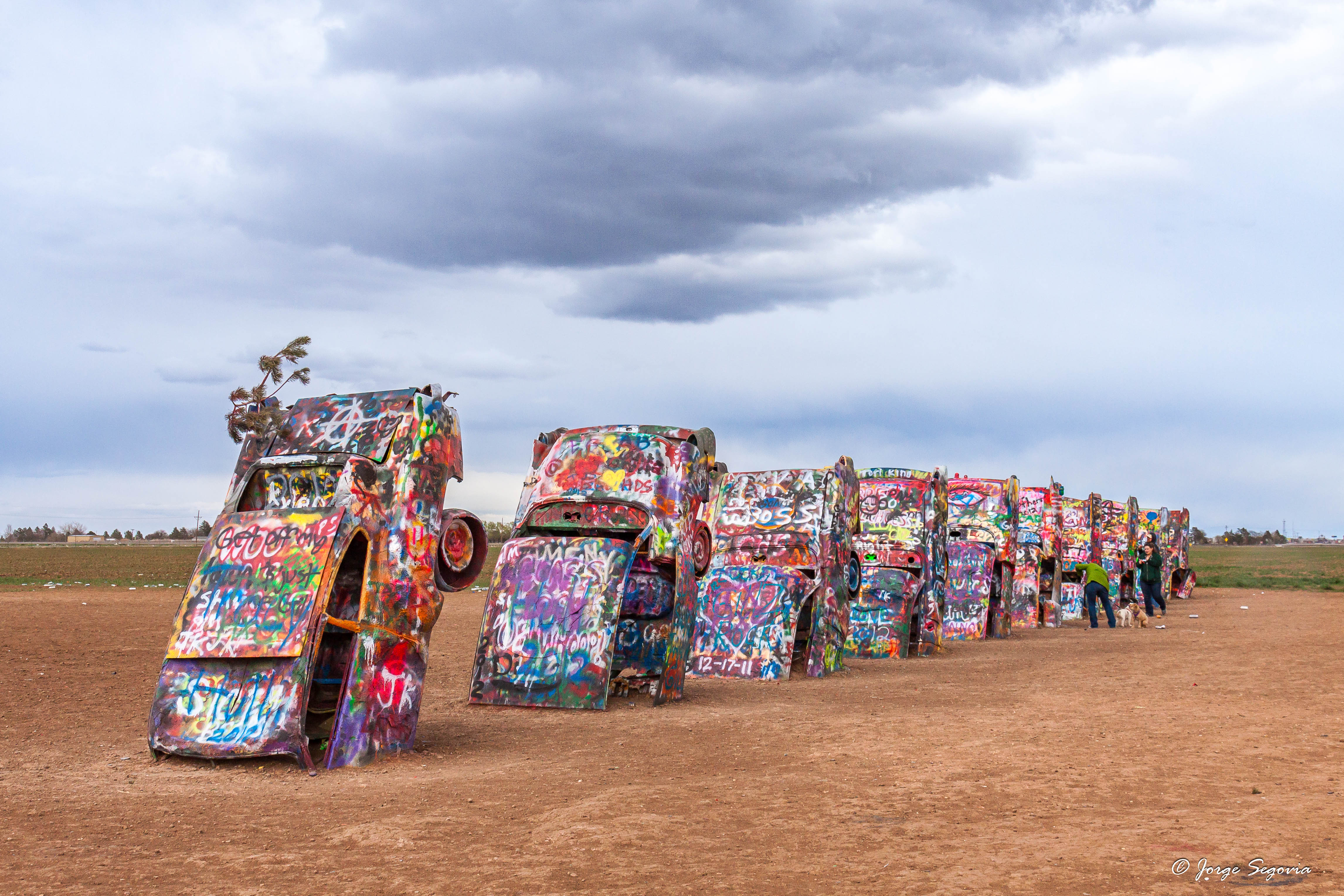 Cadillac Ranch en Amarillo (Texas)