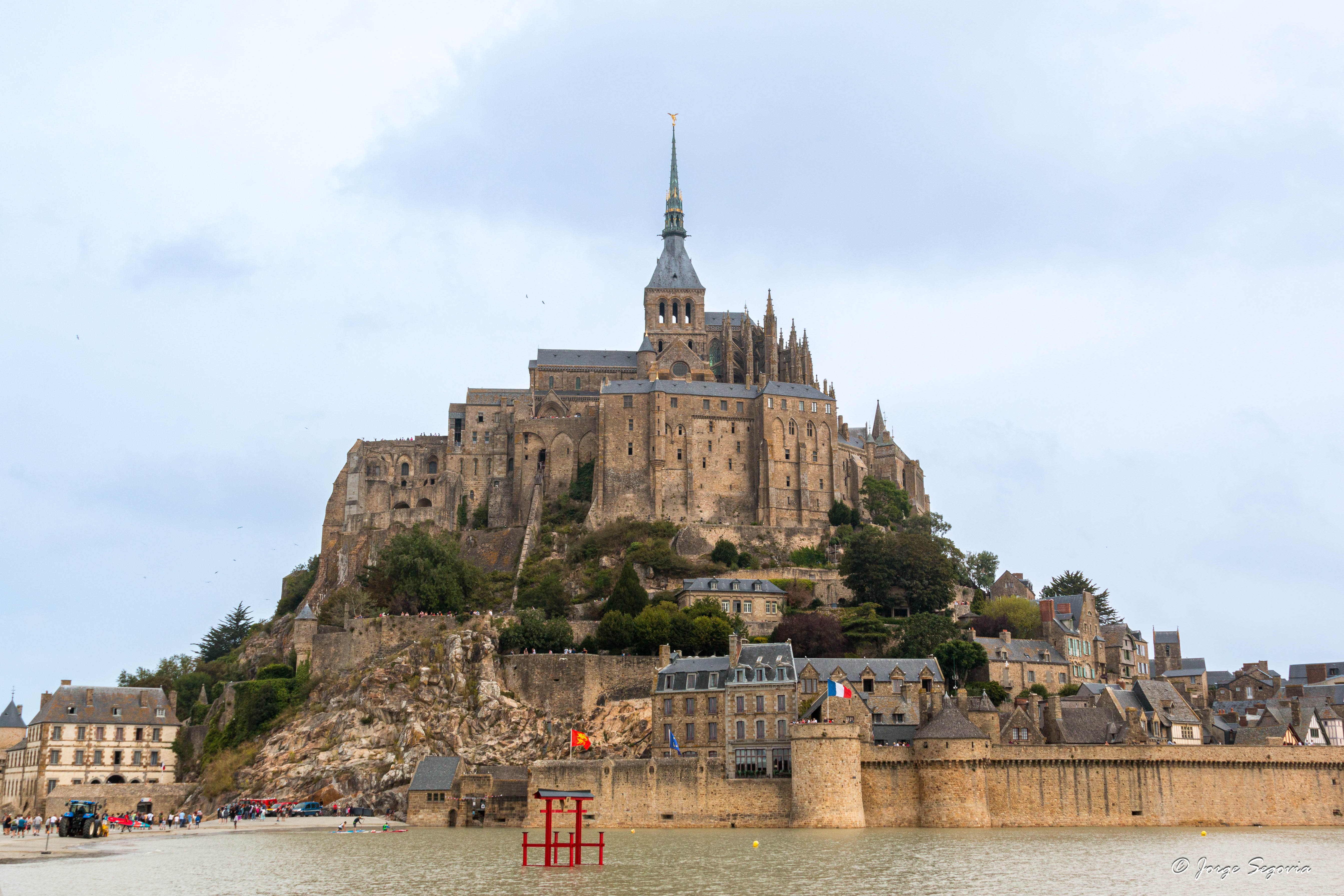 Mareas en el monte Saint Michel